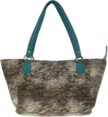 TARUSA Stylish Tote Shoulder Bag(Black, 5 inch)