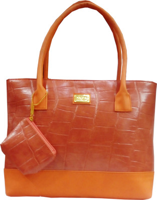 

Nada's Panache Royal Look Solid Designer Brand New Casual Wear Handbag Waterproof Shoulder Bag(Orange, 4 L)