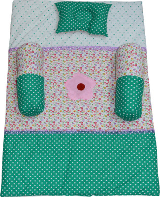 

Creative Textiles Cotton Bedding Set(GREEN:PINK)