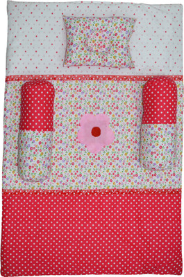 

Creative Textiles Cotton Bedding Set(RED:PINK)