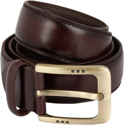 

YTNAB Men Casual, Party, Formal, Evening Maroon Genuine Leather Reversible Belt
