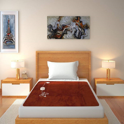 selective Plain Single Electric Blanket Orange(1 Blanket) available at flipkart for Rs.849