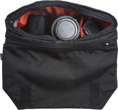 

PINBALL STYLO CAMERA SLING BAG Camera Bag(Black Grey Combo/Orange Lining)