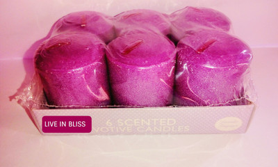 

Live In Bliss Lavender Scented Votive (Pack of 6) Candle(Purple, Pack of 6)