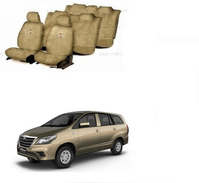 JMJW & SONS Cotton Car Seat Cover For Toyota Innova(8 Seater)