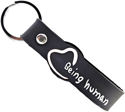 

One Point Collections Being Human Inspired Double Sided Silicon Rubber Keychain Car keychain collectible White Key Chain(Black)