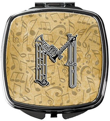 

Caroline's Treasures CJ2004-MSCM Letter M Musical Instrument Alphabet Compact Mirror