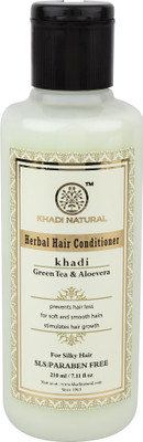 

Khadi Natural Green Tea & Aloevera Conditioner SLS & Paraben Free Pack of 2(420 ml)