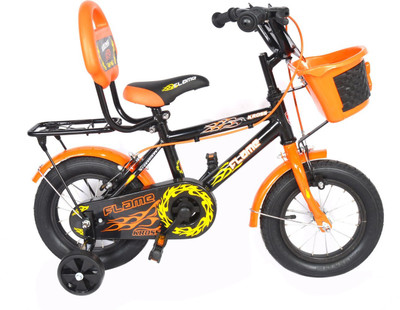 

Kross Flame Sporty 2018 Bike For Kids Age Of 2-4yrs 12 T Single Speed Recreation Cycle(Multicolor), Black;orange