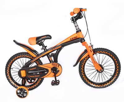 

Phoenix YMX16 Motor Bike For Kids 5-7yrs 16 T Recreation Cycle(Single Speed, Multicolor), Black;orange