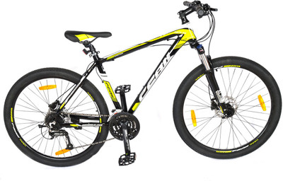 

Atlas Peak P275-20 Alloy Hydrualic Disc 27.5 Bicycle For Adults 27.5 T Mountain/Hardtail Cycle(27 Gear, Multicolor), Black;yellow