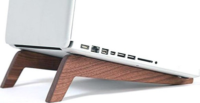 

WoodCart 1 Compartments H@ndmade Personalized Wood laptop,Notebook, Wood macbook,Wooden stand,Laptop holder,Base laptop,Notebook holder,Macbook wood table Rosewood Laptop Stand(Brown)