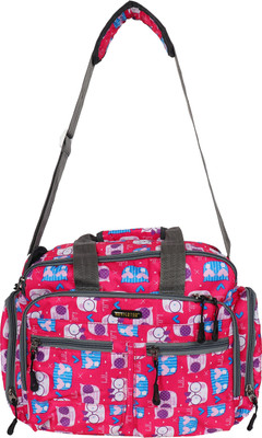 

Navigator Insulated Tote Bag Tote Diaper bag(Multi Print, Pink)