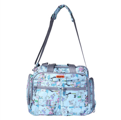 

Navigator Diaper 645 Tote Diaper bag(Blue, Multi Printed)