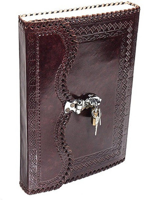 

echoindia A5 Diary(leather diary, Brown)
