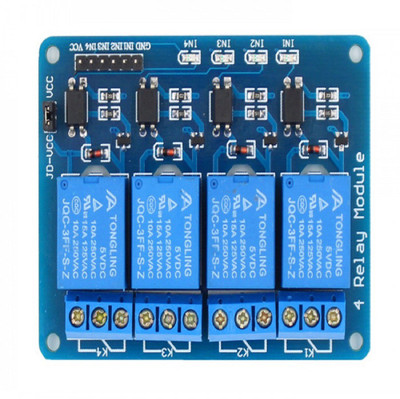 TechWiz 4 Channel Relay Module Educational Electronic Hobby Kit
