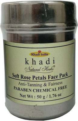 

Khadi natural herbs Soft Rose Petals Face pack ( Paraben & Sulphate Free )(50 g)