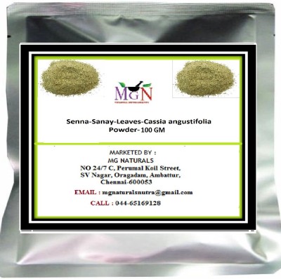 MG Naturals Senna-Sanay-Leaves-Cassia angustifolia-Powder-100 GM(100 g)