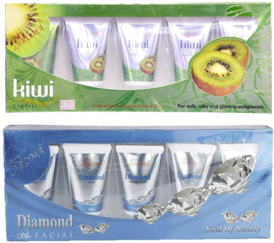 

My Aroma Kiwi Diamond Tube Facial Kit 480 g(Set of 2)