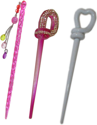 

Sanskruti Online combo of juda sticks Bun Stick(Multicolor)