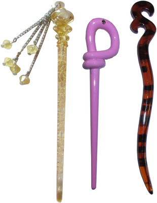 

FabSeasons Winter combo of juda sticks Bun Stick(Multicolor)