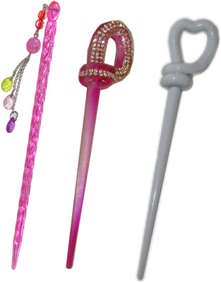 

Chanderkash combo of juda sticks Bun Stick(Multicolor)