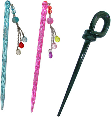 

ELV 7-in-1-hair combo of juda sticks Bun Stick(Multicolor)