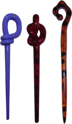 

FabSeasons Winter combo of juda sticks Bun Stick(Multicolor)