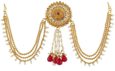 

anuradha art FHB-100 Hair Chain(Gold)