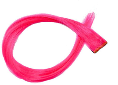 

Confidence Coloured Extension, Neon Pink Colour With Clip in Straight Piece Hair Extension