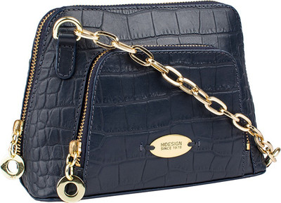 

Hidesign Women Formal Blue Genuine Leather Sling Bag
