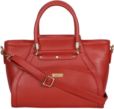 

FINEST Shoulder Bag(Red, Gold), Gold;red