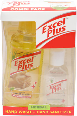 

Excel Plus Herbal Hand Wash + Sanitiser(250 ml)