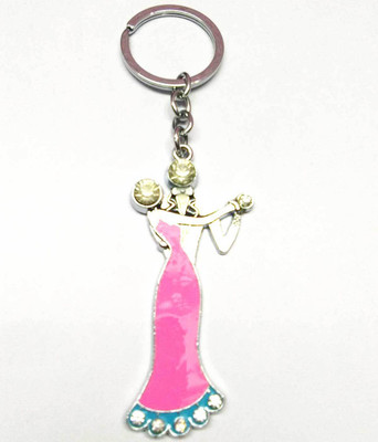 

Prime Key Chain Metal Key Ring Pink Romans Stone Work Key Chain Key Chain