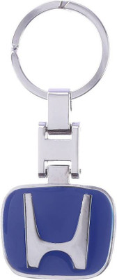 

Shubheksha Honda Logo Double-sided Metallic Blue Key Chain Key Chain