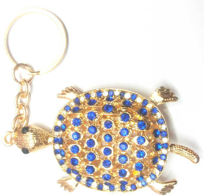 

Prime Key Chain Metal Sea Tortoise Turtle animal Blue Stone Key Chain Key Chain
