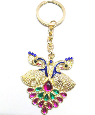

Prime Key Chain Metal Stone Peacock Key Chain D Key Chain
