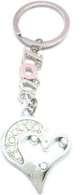 

Prime Key Chain Metal Key Ring Love Heart Key Chain A Key Chain