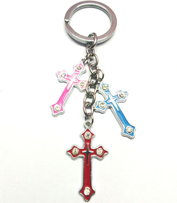 

Prime Key Chain Metal Tree Christian cross Key Chain Key Chain