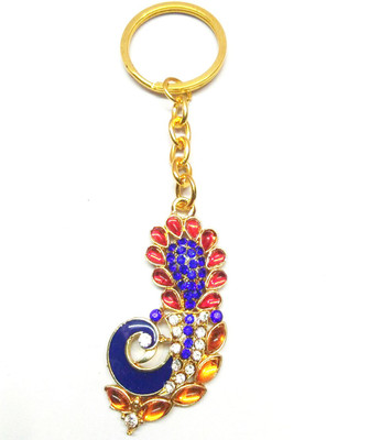 

Prime Key Chain Metal Stone Peacock Key Chain C Key Chain