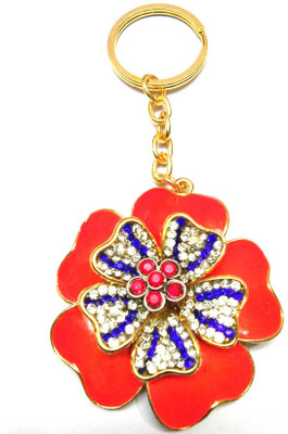 

Prime Key Chain Metal CHANDRAMUKHI FLOWER KEYCHAIN Key Chain