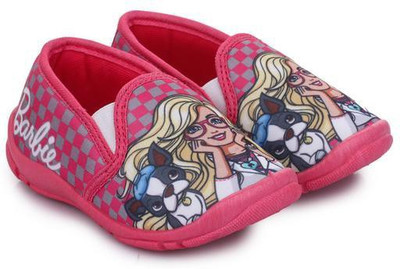 

Barbie Girls Slip on Espadrilles(Pink, Pink grey