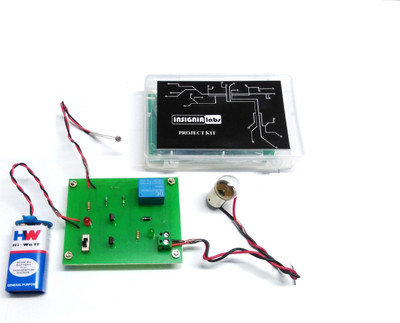 

INSIGNIA LABS LDR SENSOR BASED LIGHT/BULB CONTROL PROJECT KIT ELECTRONIC SCHOOL COLLEGE PROJECT(Multicolor)