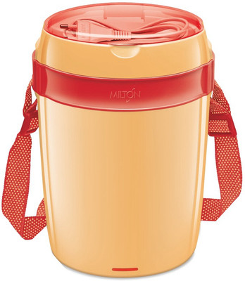 

Milton Futron Tiffin Orange 4 Containers Lunch Box(360 ml), Orange;red