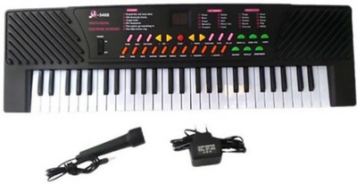 

SANJARY 54 Keys Piano Keyboard with mic (Black)(Black)