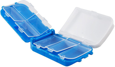 

VibeX ™ 7 Day Round Pill Organizer Case, Small Portable Medicine Weekly Pill Box ™ 7 Day Round Pill Organizer Case, Small Portable Medicine Weekly Pill Box Pill Box(Blue, Purple)