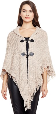 Natty India Wool Blend Poncho