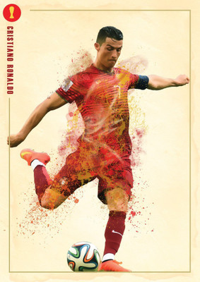

Akhuratha cristiano-ronaldo Wall Poster Paper Print(18 inch X 12 inch, Rolled)