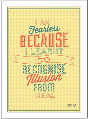 

I-Am-Fearless Paper Print(11.69 inch X 8.27 inch, Framed)