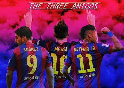 

Akhuratha msn-messi-suarez-neymar Wall Poster Paper Print(18 inch X 12 inch, Rolled)